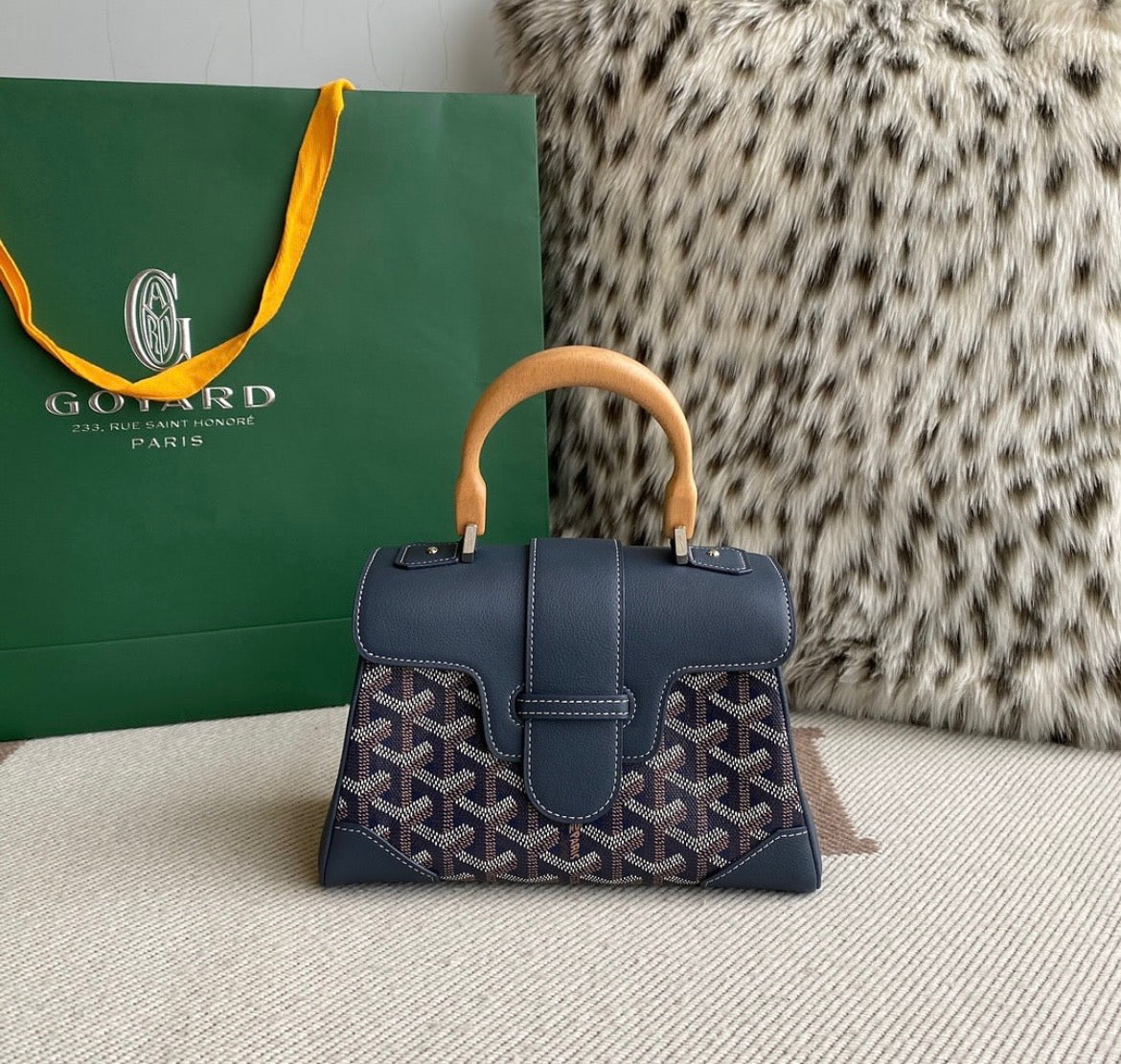 Goyard Saigon Mini Top Handle Bag