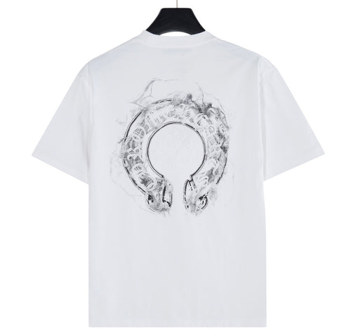 Chrome Hearts Horseshoe Logo T-Shirt White