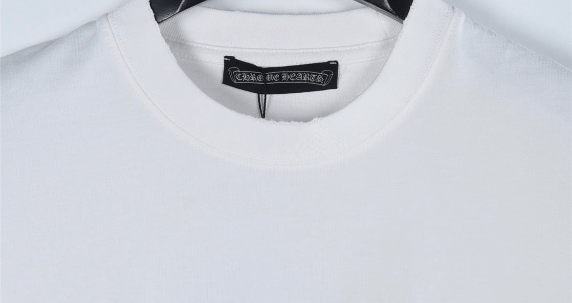 Chrome Hearts Horseshoe Logo T-Shirt White