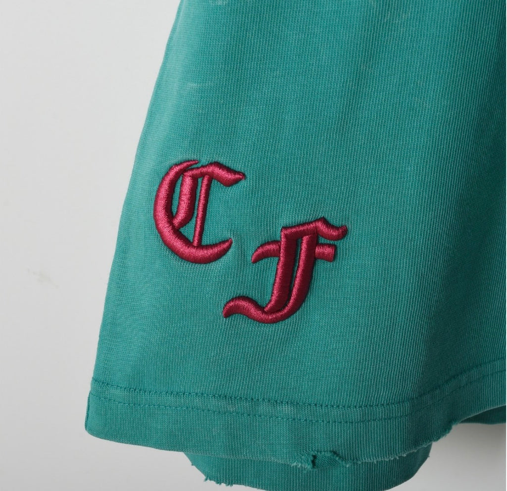 Chrome Hearts Ornate Cross Embroidered T-Shirt