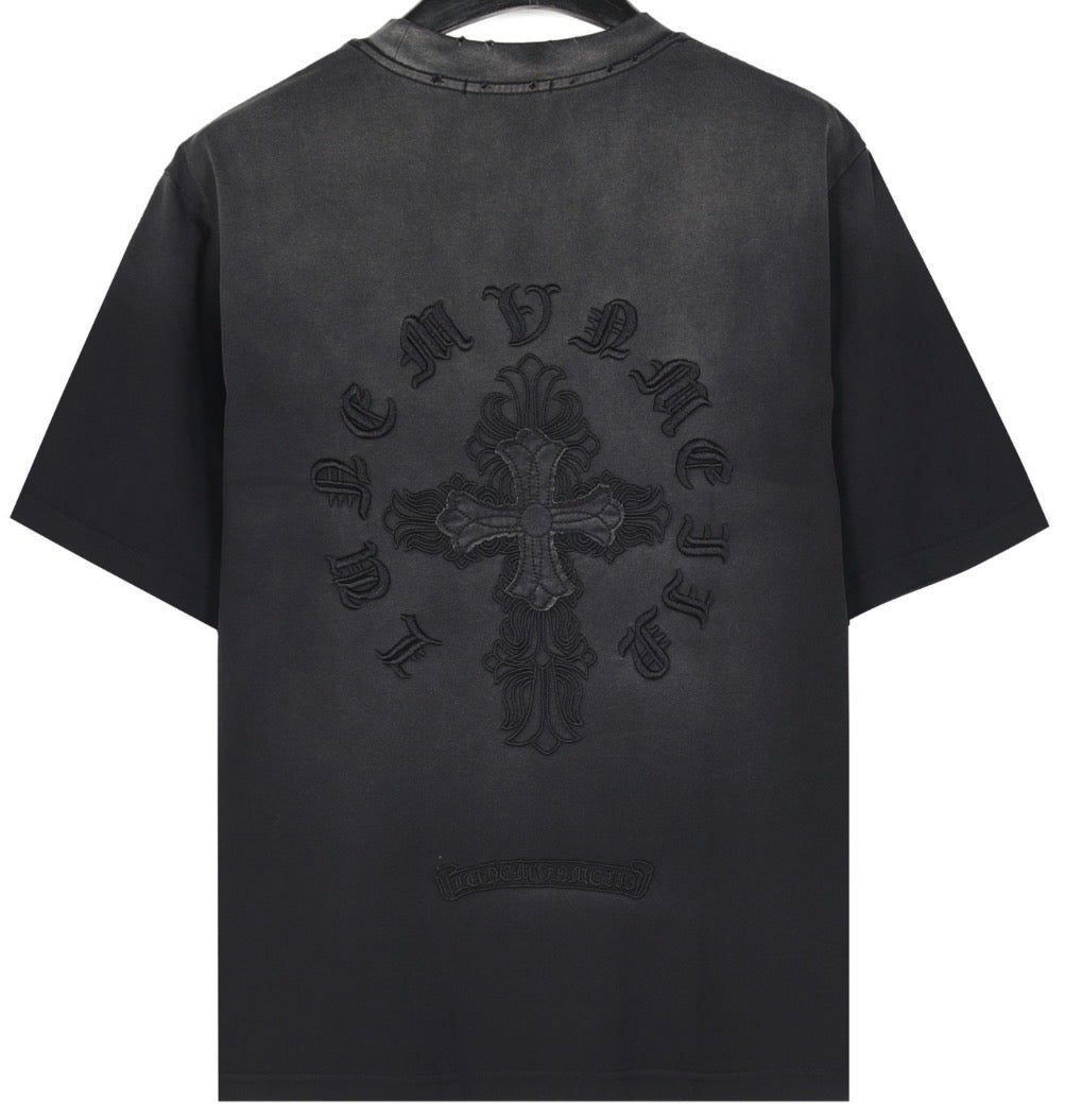 Chrome Hearts Cemetery Cross T-Shirt Black