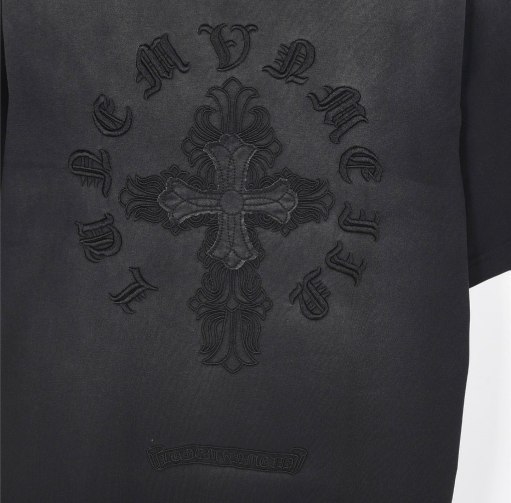 Chrome Hearts Cemetery Cross T-Shirt Black