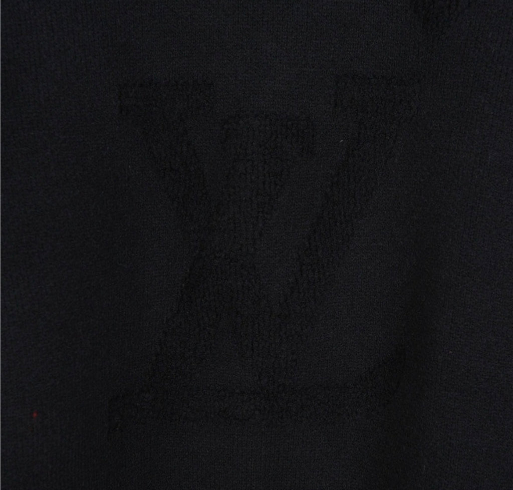 Louis Vuitton Black Monogram Knit Sweater