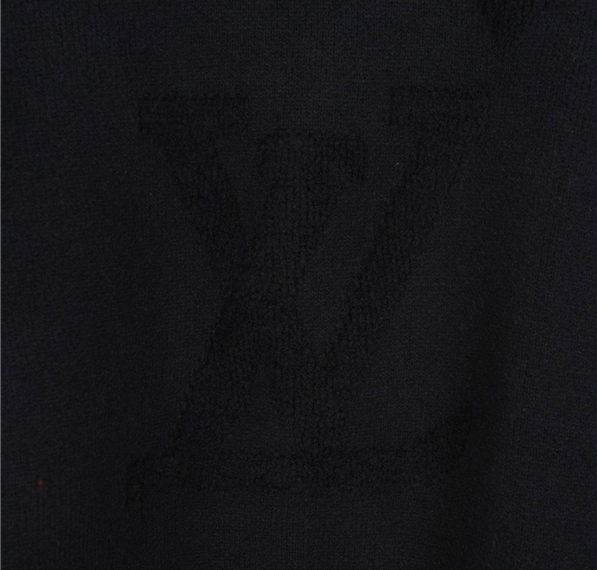 Louis Vuitton Black Monogram Knit Sweater