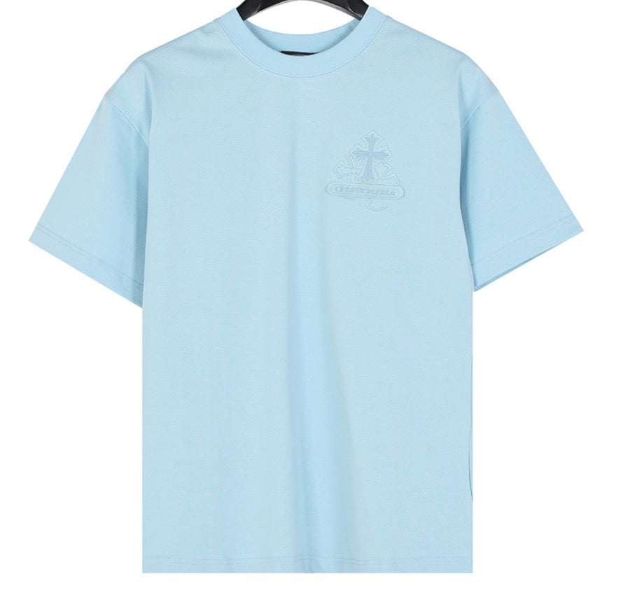 Chrome Hearts x Comme des Garçons Light Blue Cross T-Shirt