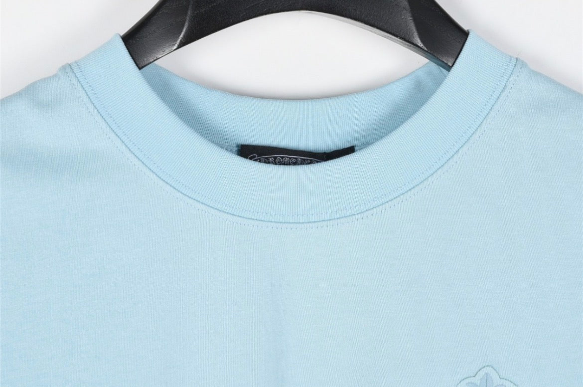 Chrome Hearts x Comme des Garçons Light Blue Cross T-Shirt
