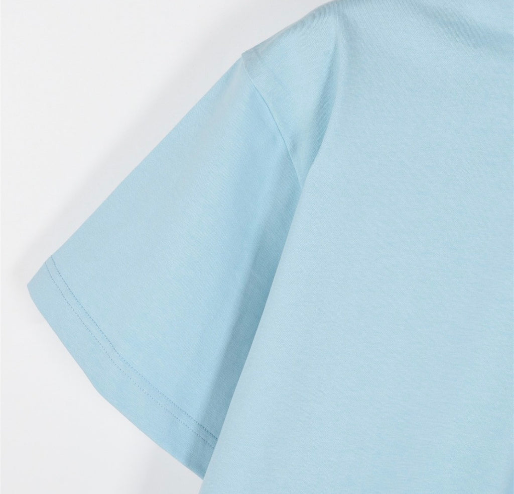 Chrome Hearts x Comme des Garçons Light Blue Cross T-Shirt