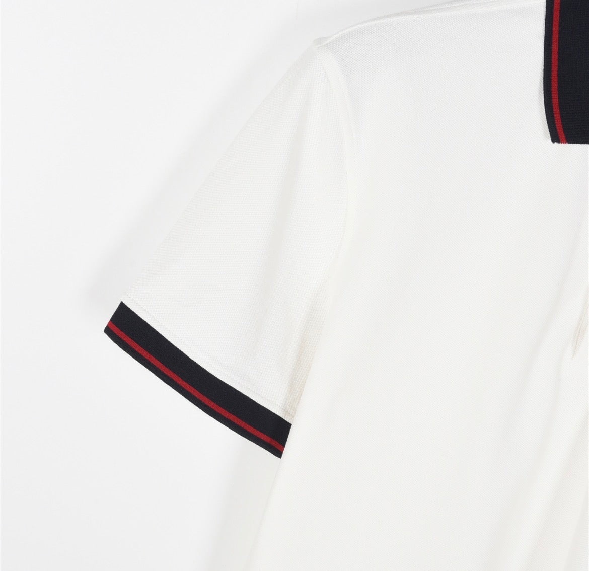 Moncler Logo Patch Cotton Piqué Polo Shirt