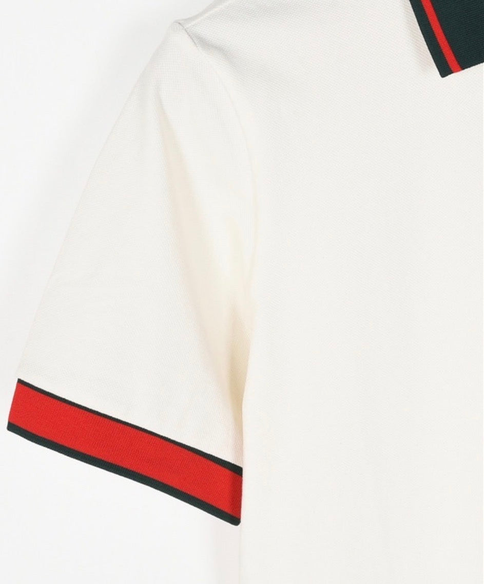 Moncler Embroidered Logo Cotton Piqué Polo