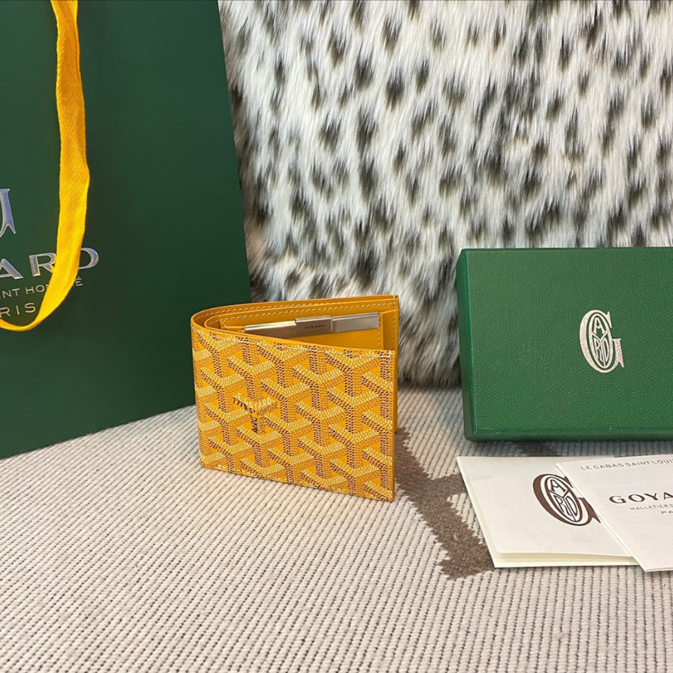 Goyard Goyardine Bifold Card Holder Wallet