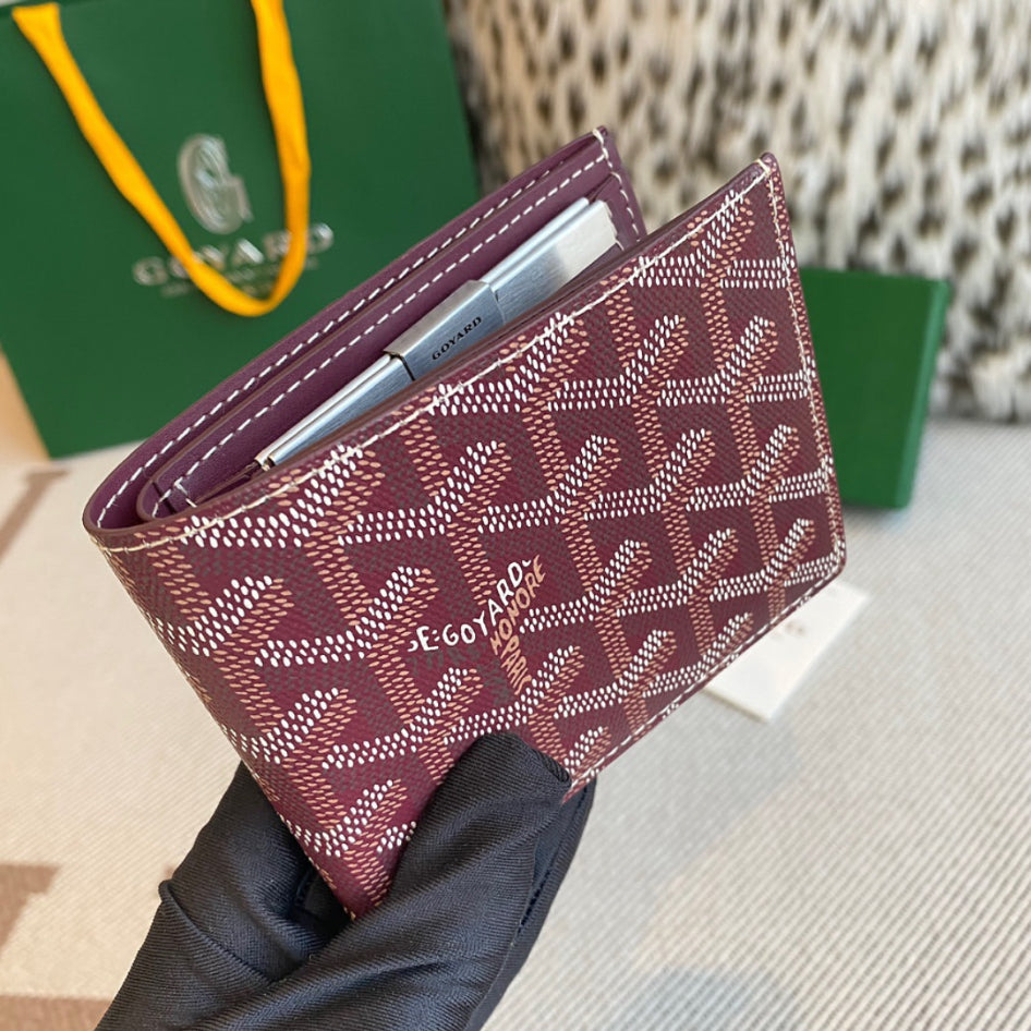 Goyard Goyardine Bifold Card Holder Wallet