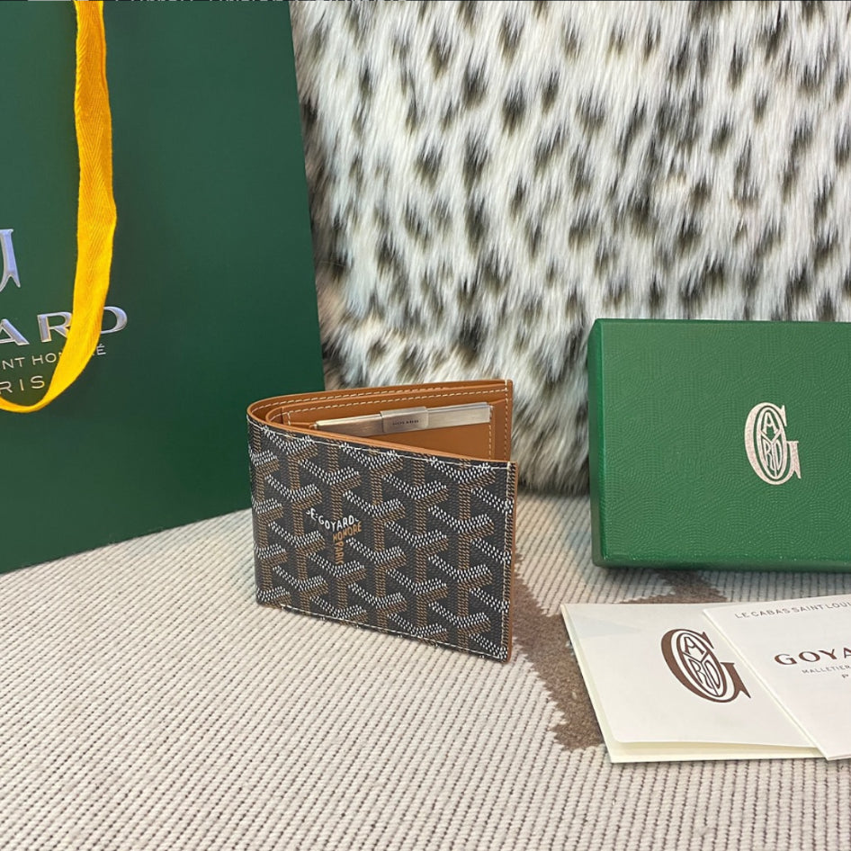 Goyard Goyardine Bifold Card Holder Wallet