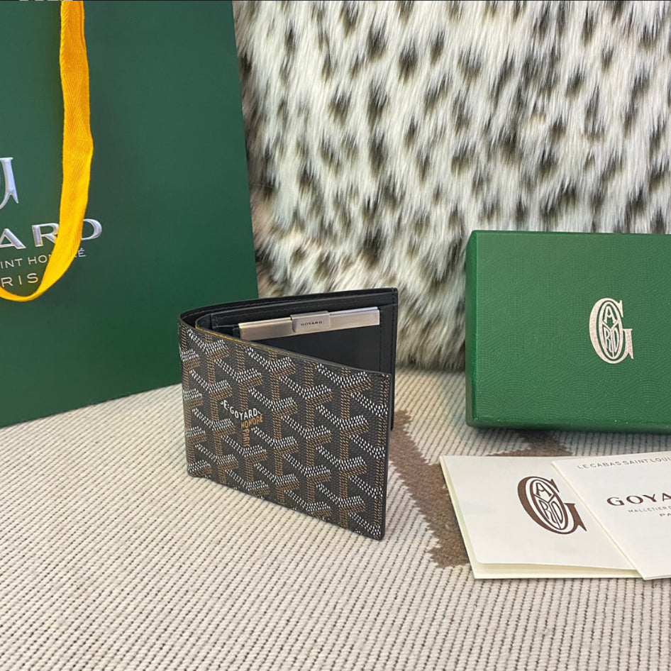 Goyard Goyardine Bifold Card Holder Wallet