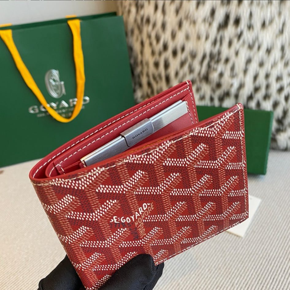 Goyard Goyardine Bifold Card Holder Wallet