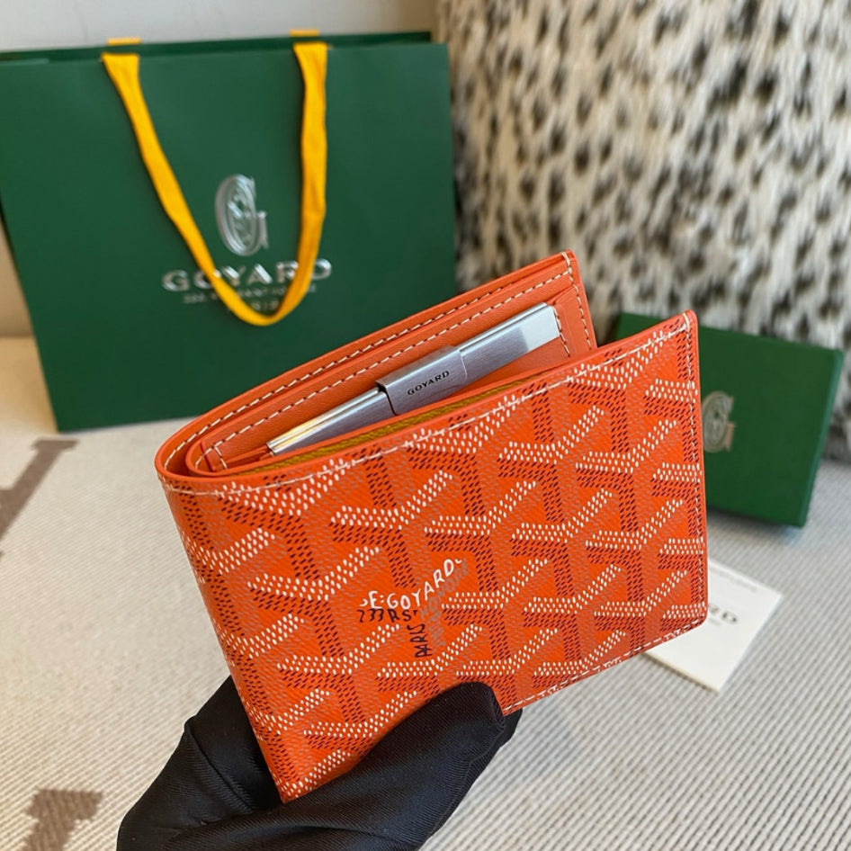 Goyard Goyardine Bifold Card Holder Wallet