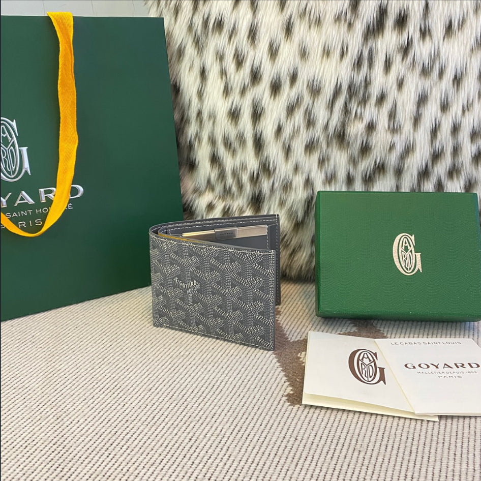 Goyard Goyardine Bifold Card Holder Wallet